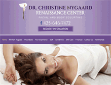 Tablet Screenshot of christinenygaard.com
